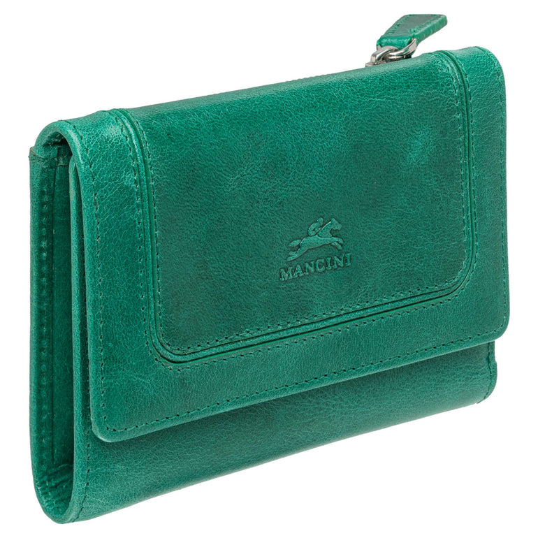 Mancini Wallets Mancini South Beach RFID Secure Medium Clutch Wallet
