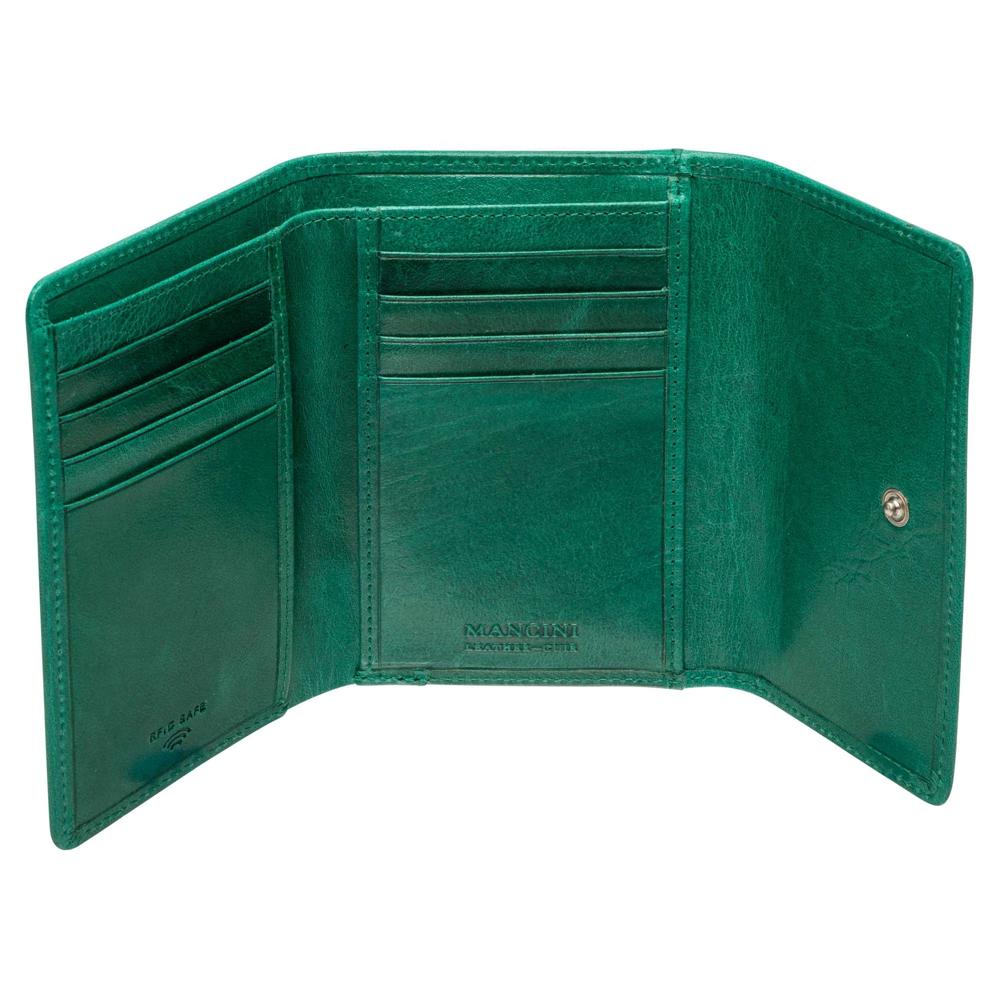 Mancini Wallets Mancini South Beach RFID Secure Medium Clutch Wallet