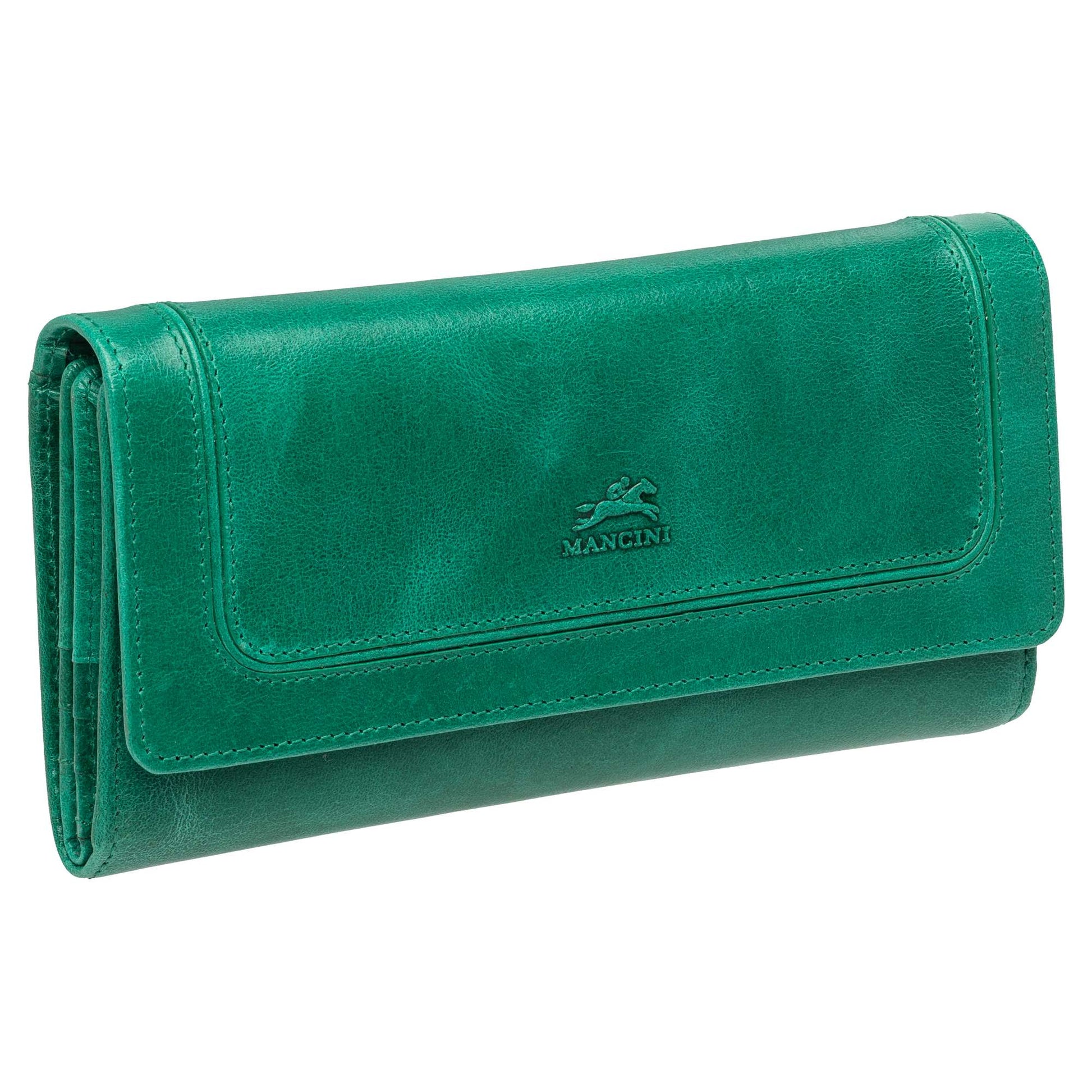 Mancini Wallets Mancini South Beach RFID Secure Quadruple Fold Wallet