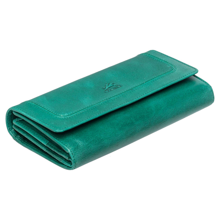 Mancini Wallets Mancini South Beach RFID Secure Quadruple Fold Wallet