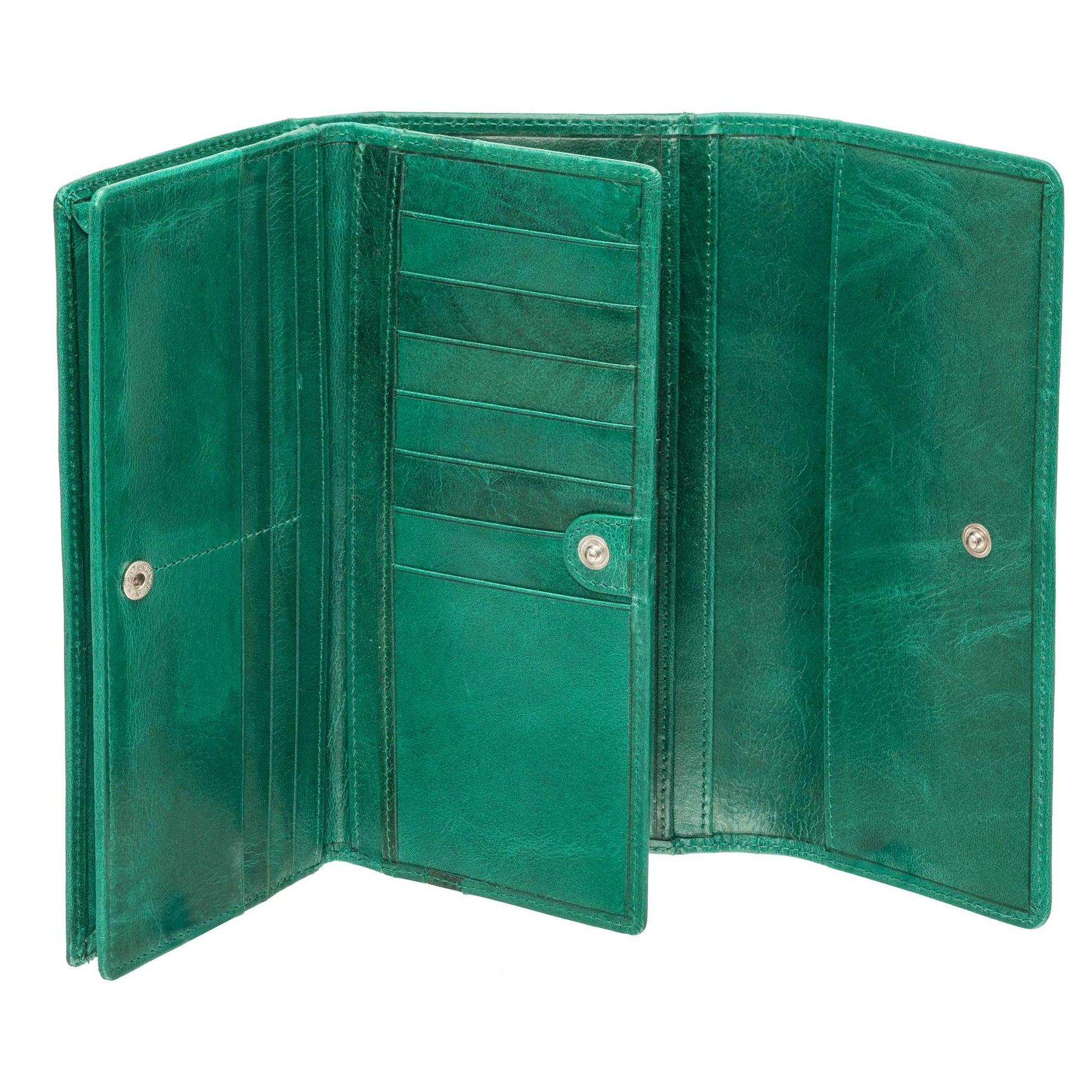 Mancini Wallets Mancini South Beach RFID Secure Quadruple Fold Wallet