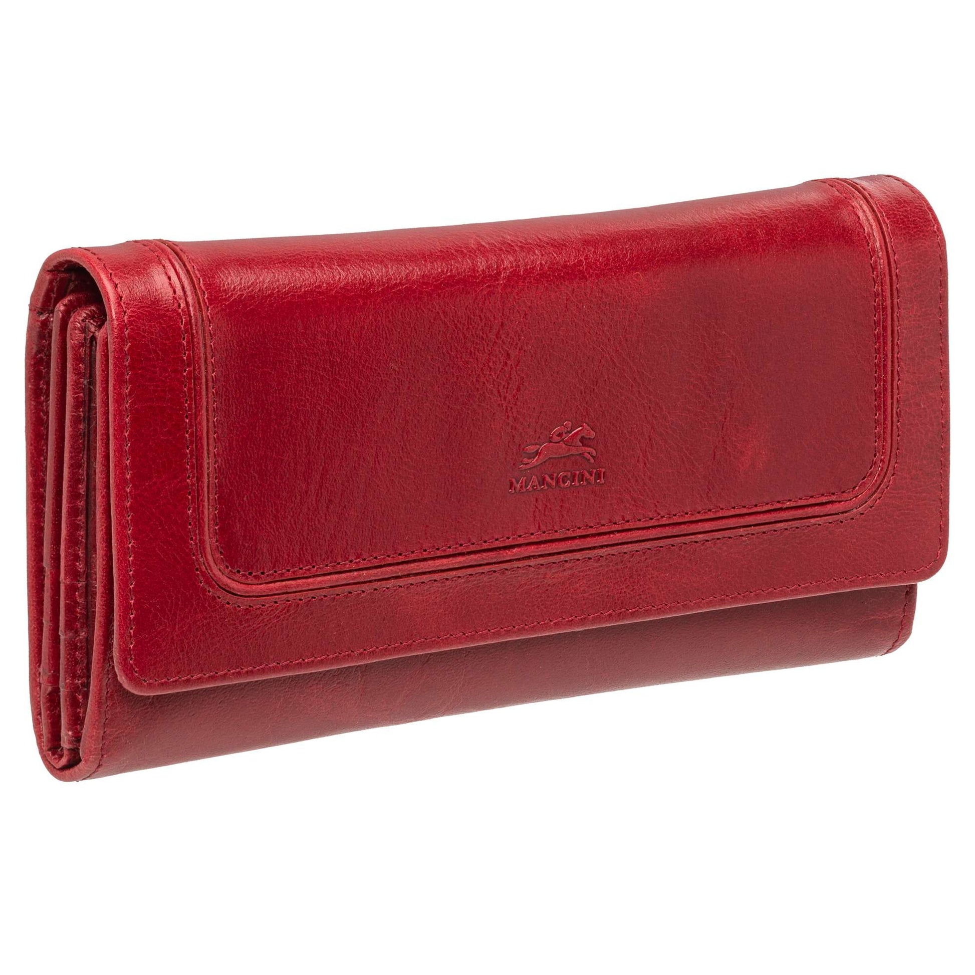 Mancini Wallets Mancini South Beach RFID Secure Quadruple Fold Wallet