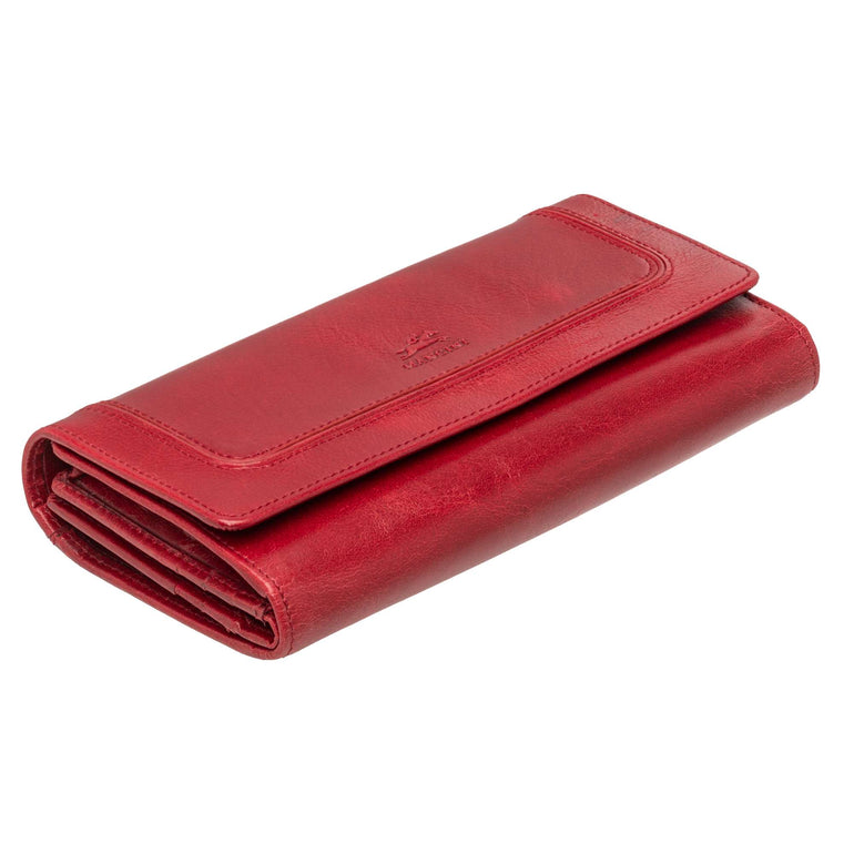 Mancini Wallets Mancini South Beach RFID Secure Quadruple Fold Wallet