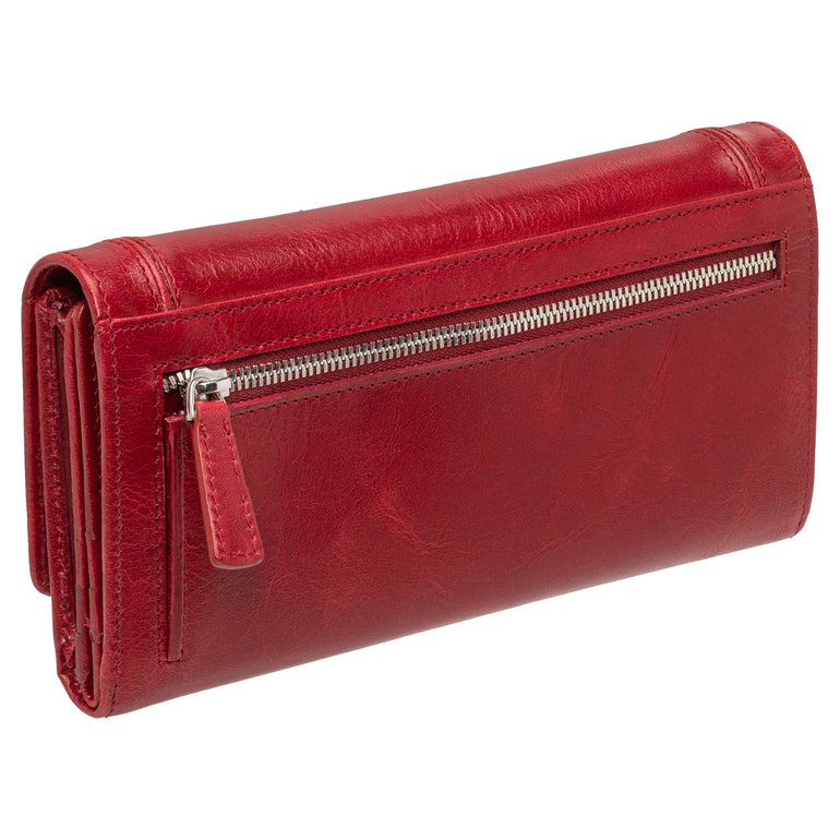 Mancini Wallets Mancini South Beach RFID Secure Quadruple Fold Wallet