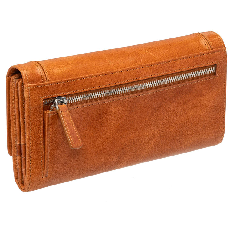 Mancini Wallets Mancini South Beach RFID Secure Quadruple Fold Wallet