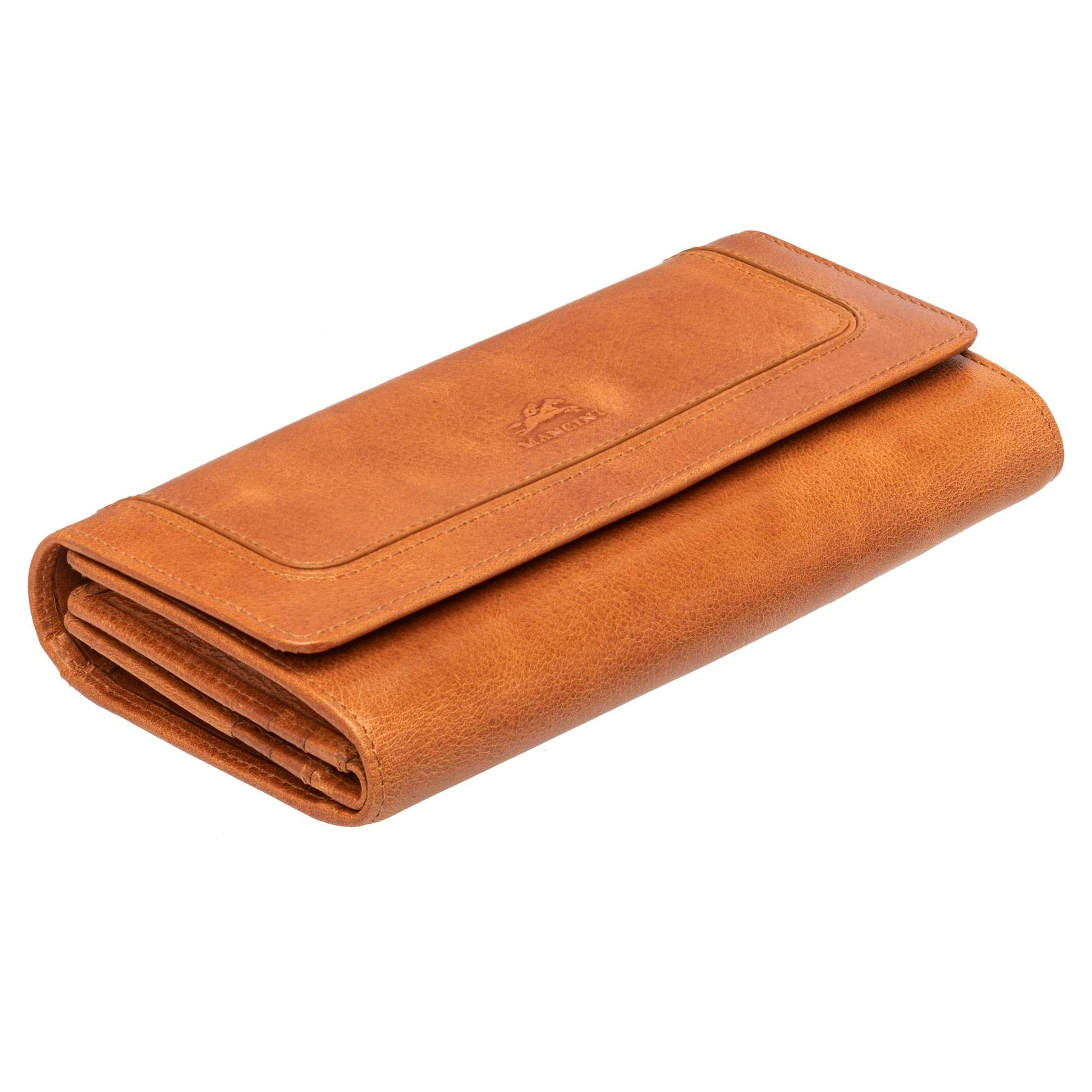 Mancini Wallets Mancini South Beach RFID Secure Quadruple Fold Wallet