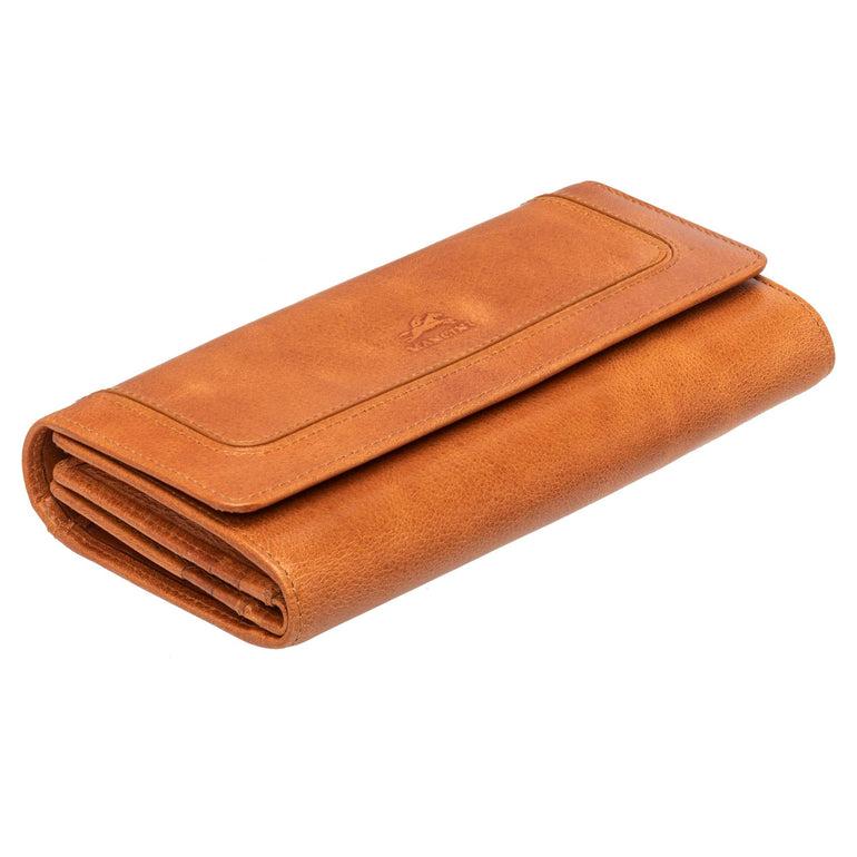 Mancini Wallets Mancini South Beach RFID Secure Quadruple Fold Wallet