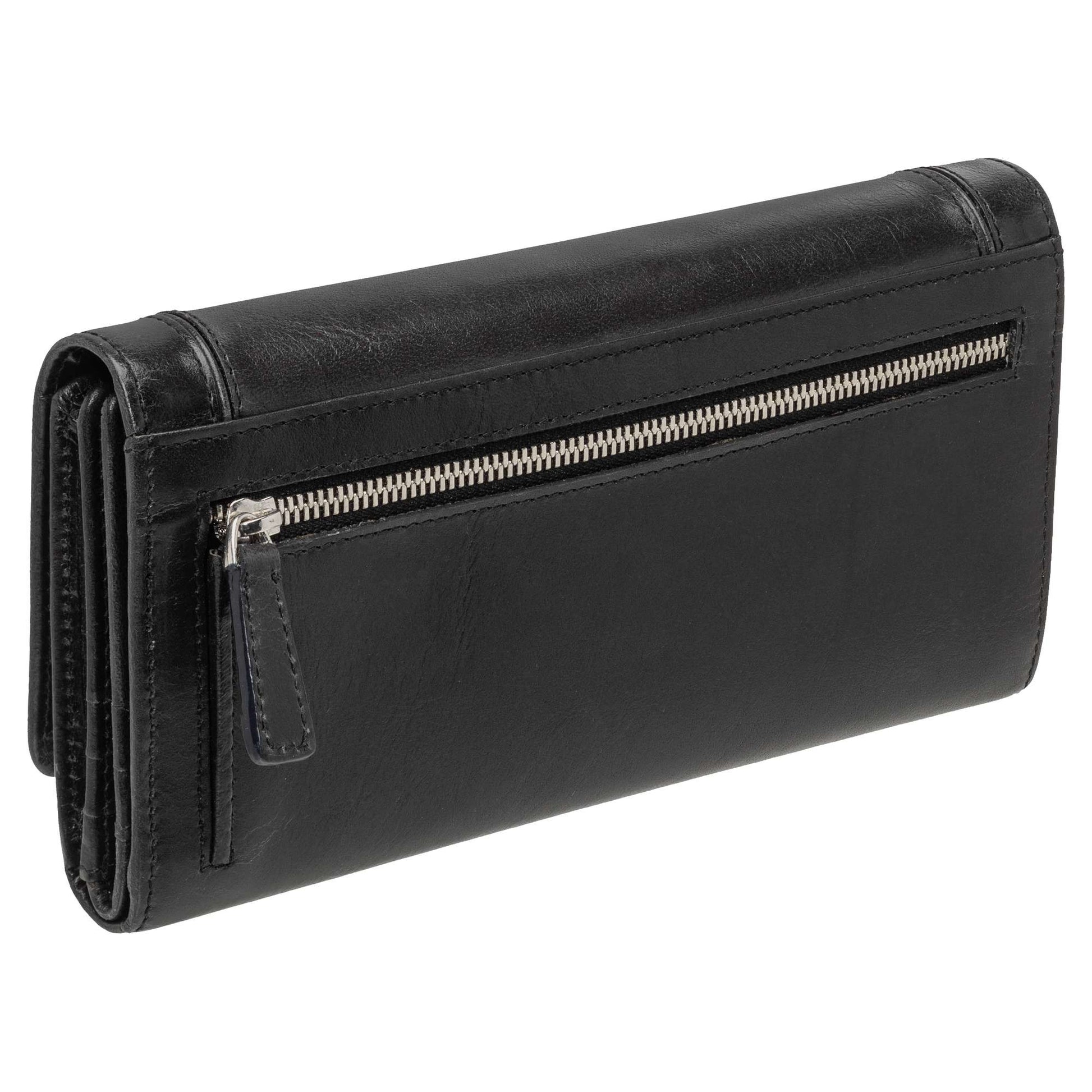 Mancini Wallets Mancini South Beach RFID Secure Quadruple Fold Wallet