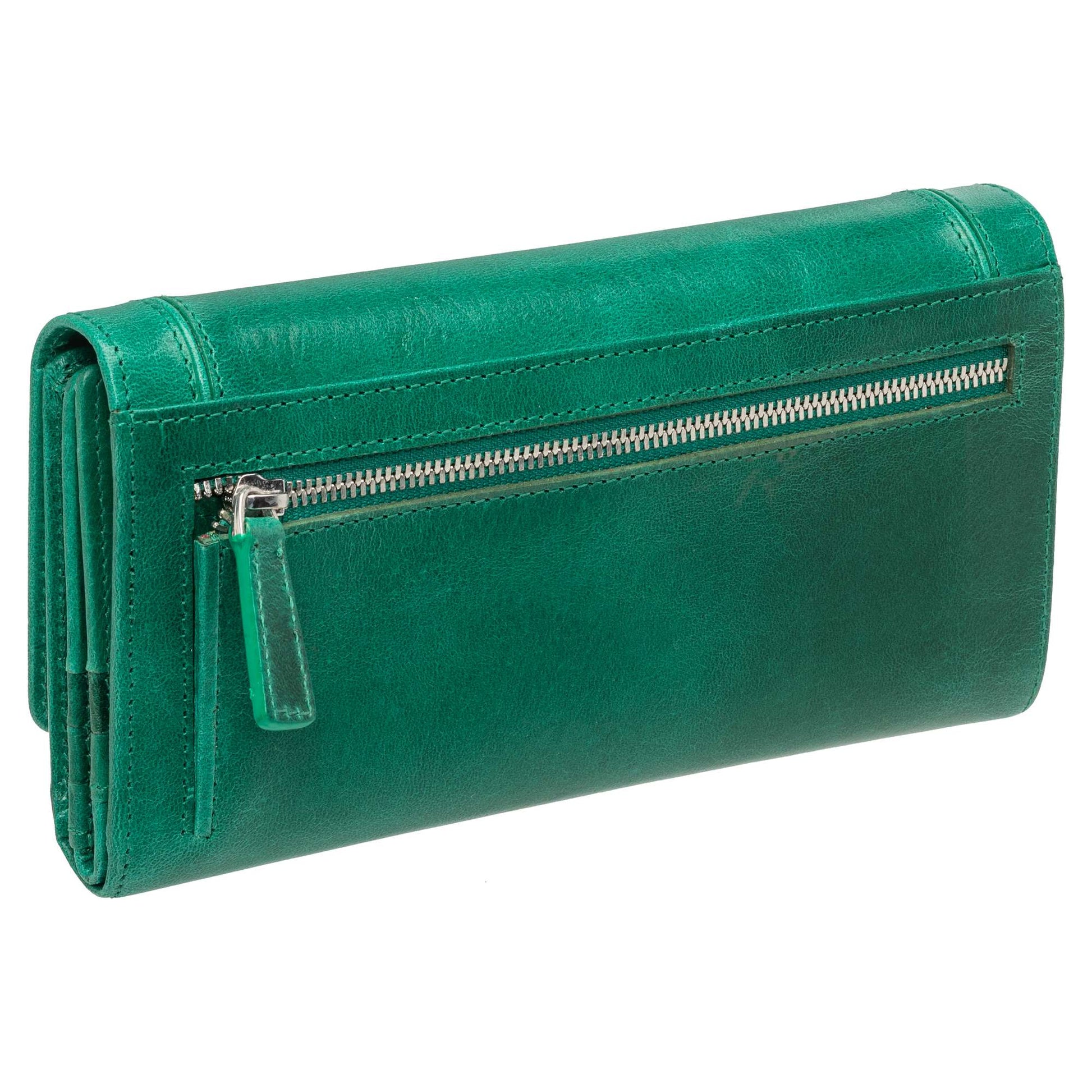 Mancini Wallets Mancini South Beach RFID Secure Quadruple Fold Wallet