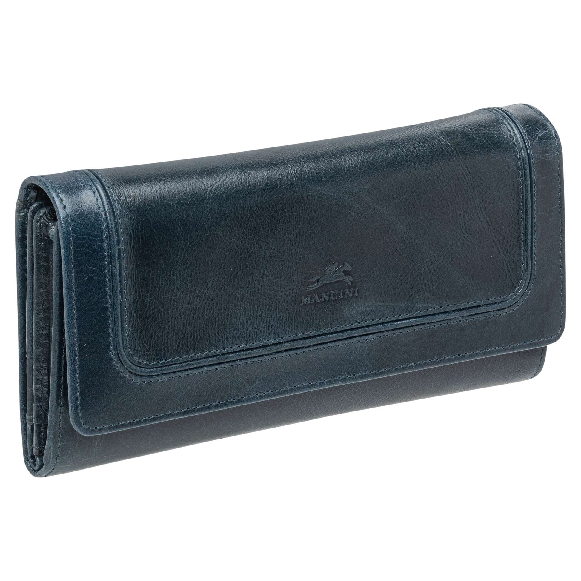 Mancini Wallets Mancini South Beach RFID Secure Quadruple Fold Wallet