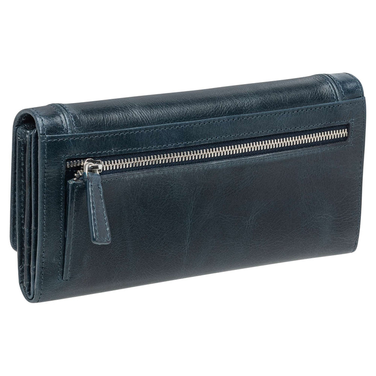 Mancini Wallets Mancini South Beach RFID Secure Quadruple Fold Wallet
