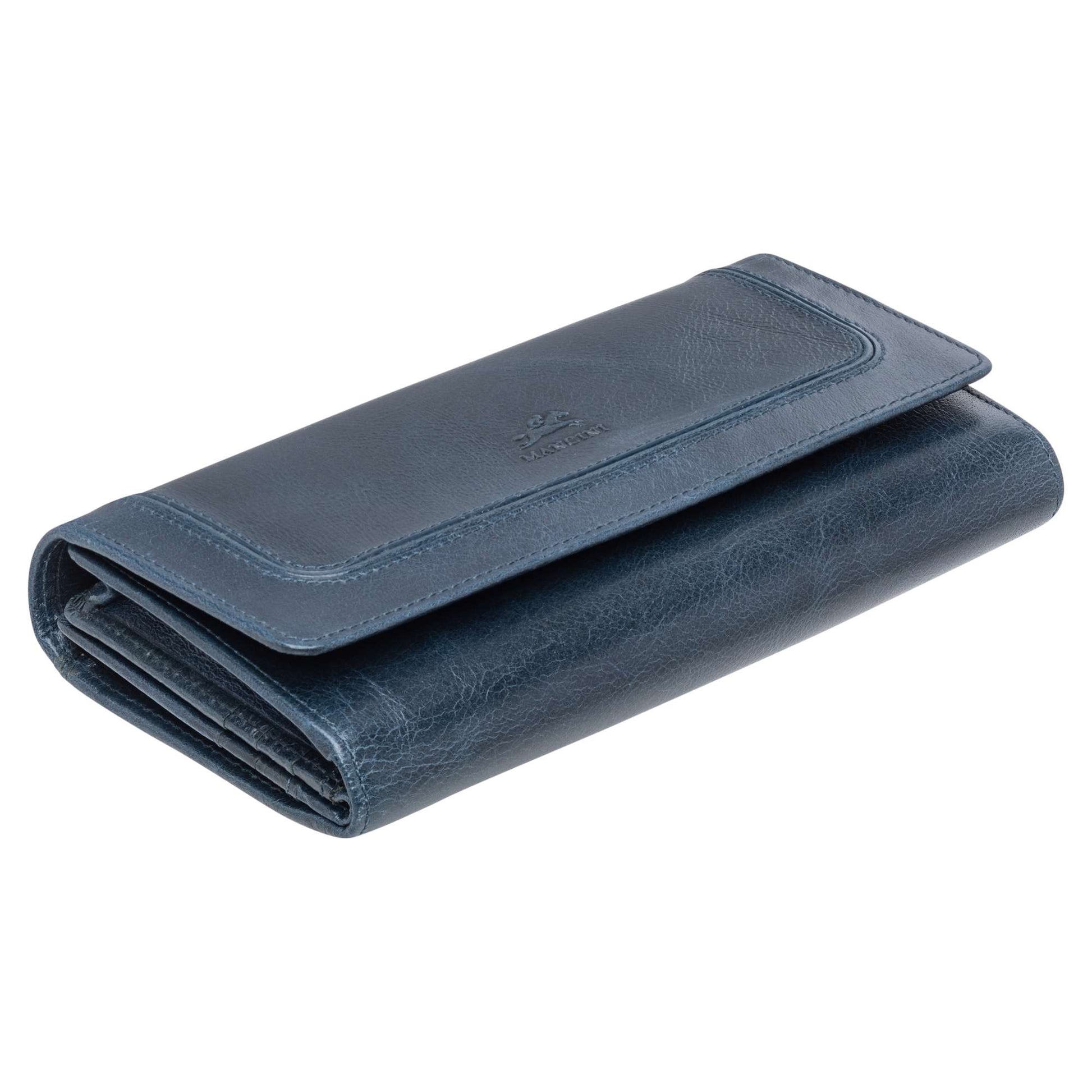 Mancini Wallets Mancini South Beach RFID Secure Quadruple Fold Wallet