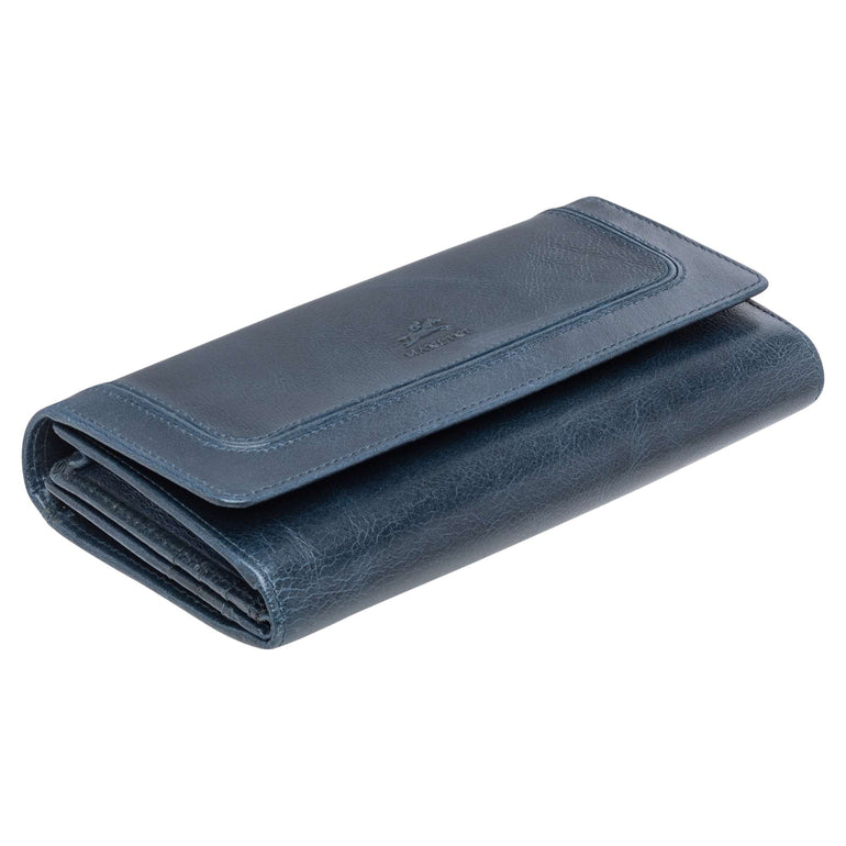Mancini Wallets Mancini South Beach RFID Secure Quadruple Fold Wallet