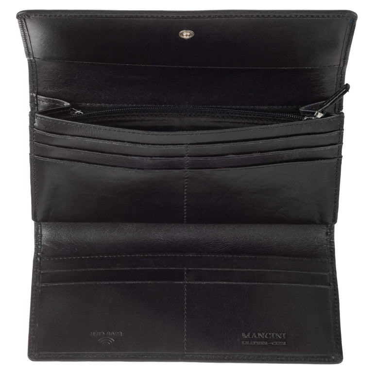 Mancini Wallets Mancini South Beach RFID Secure Trifold Wallet