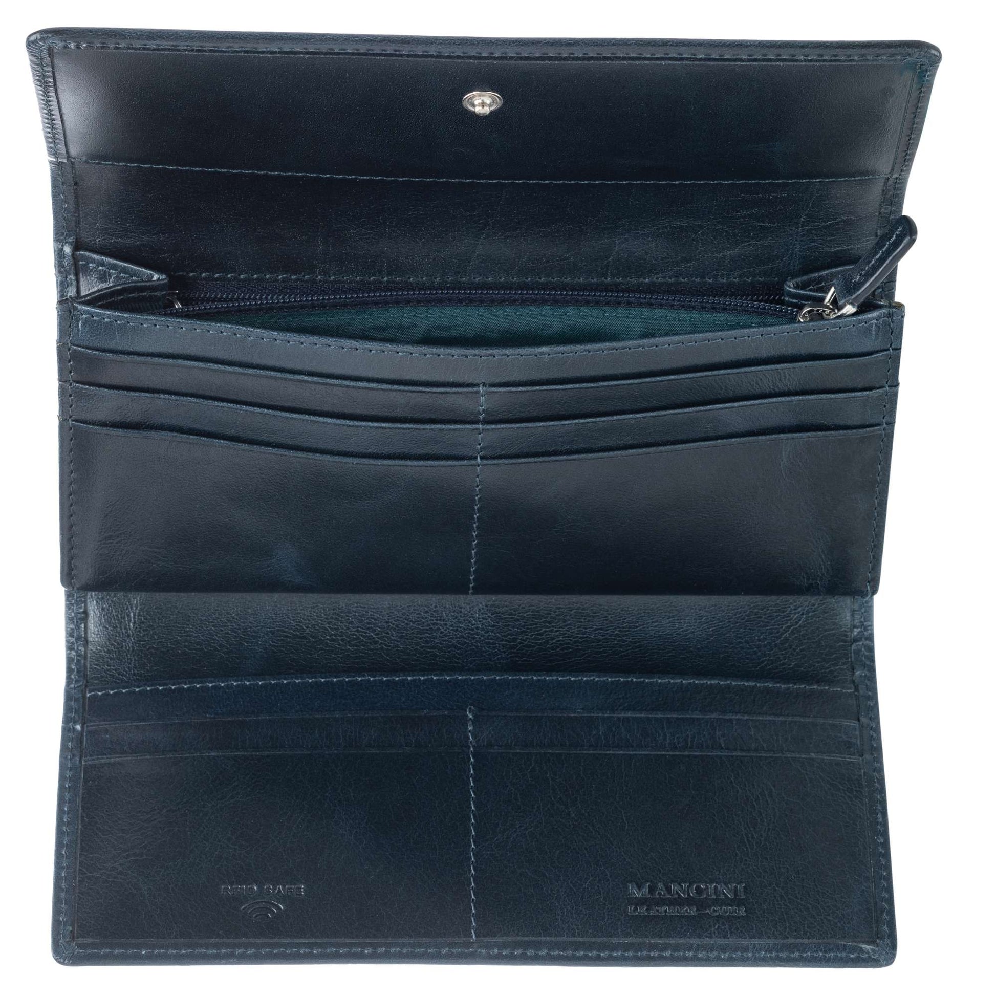 Mancini Wallets Mancini South Beach RFID Secure Trifold Wallet