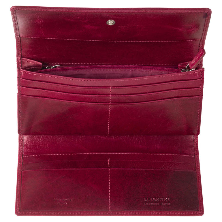 Mancini Wallets Mancini South Beach RFID Secure Trifold Wallet