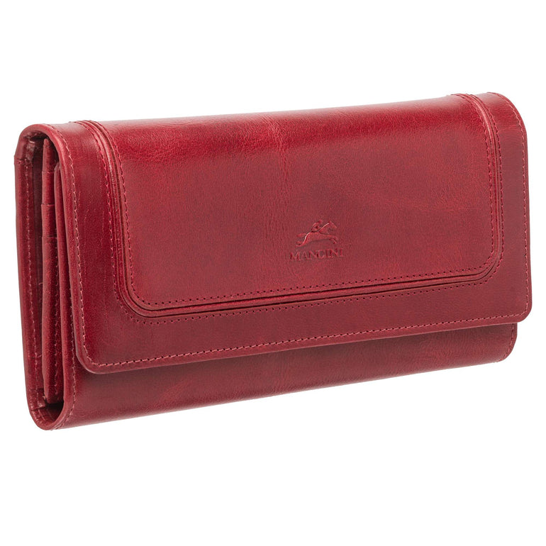 Mancini Wallets Mancini South Beach RFID Secure Trifold Wallet