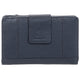 Mancini Wallets Navy Mancini Pebbled Ladies’ RFID Medium Clutch Wallet