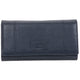 Mancini Wallets Navy Mancini Pebbled Ladies’ RFID Trifold Wallet