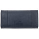 Mancini Wallets Navy Mancini Pebbled Ladies' RFID Trifold Wallet