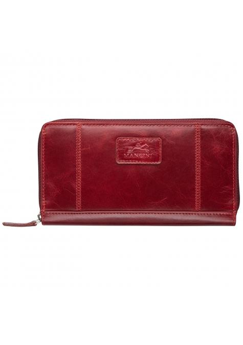 Mancini Wallets Red Mancini CASABLANCA Ladies' ''Clutch'' Wallet