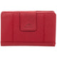 Mancini Wallets Red Mancini Pebbled Ladies’ RFID Medium Clutch Wallet