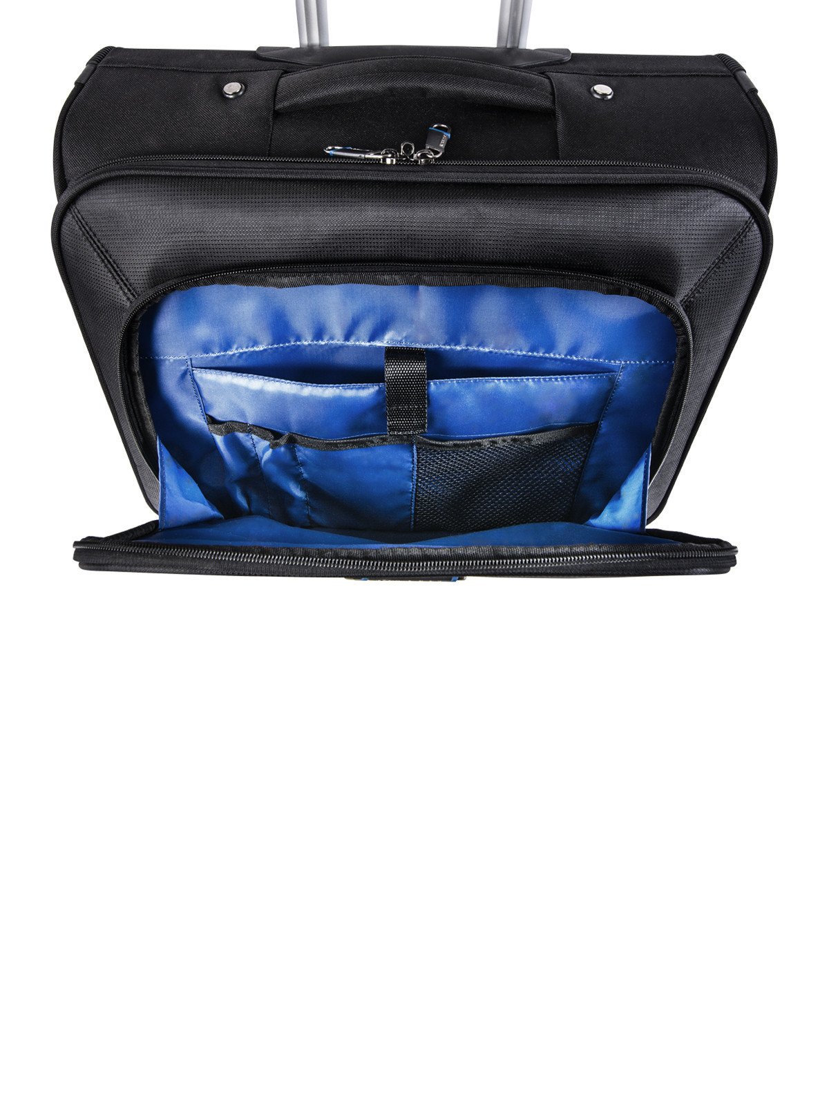 Nextech Laptop Briefcase Black Nextech Augusta 15.6" Laptop 4-Wheel Rolling Spinner Business Case