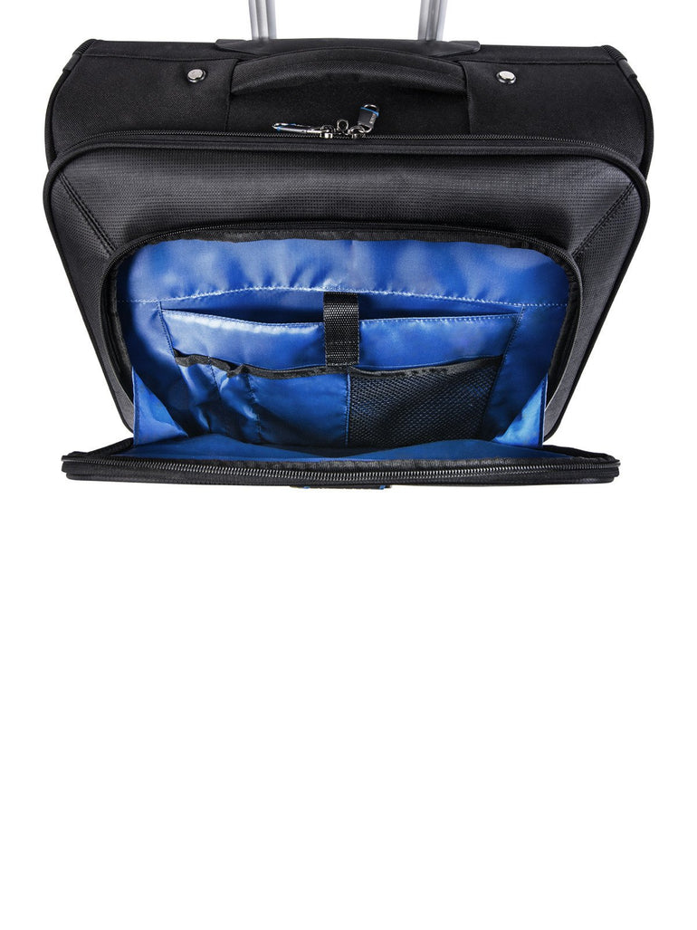 Nextech Laptop Briefcase Black Nextech Augusta 15.6" Laptop 4-Wheel Rolling Spinner Business Case