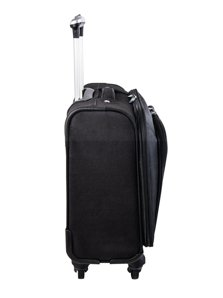 Nextech Laptop Briefcase Black Nextech Augusta 15.6" Laptop 4-Wheel Rolling Spinner Business Case