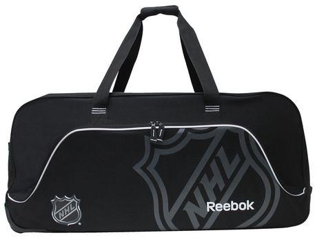 NHL Wheeled Duffle Black NHL 36-inch Wheeled Hockey Bag
