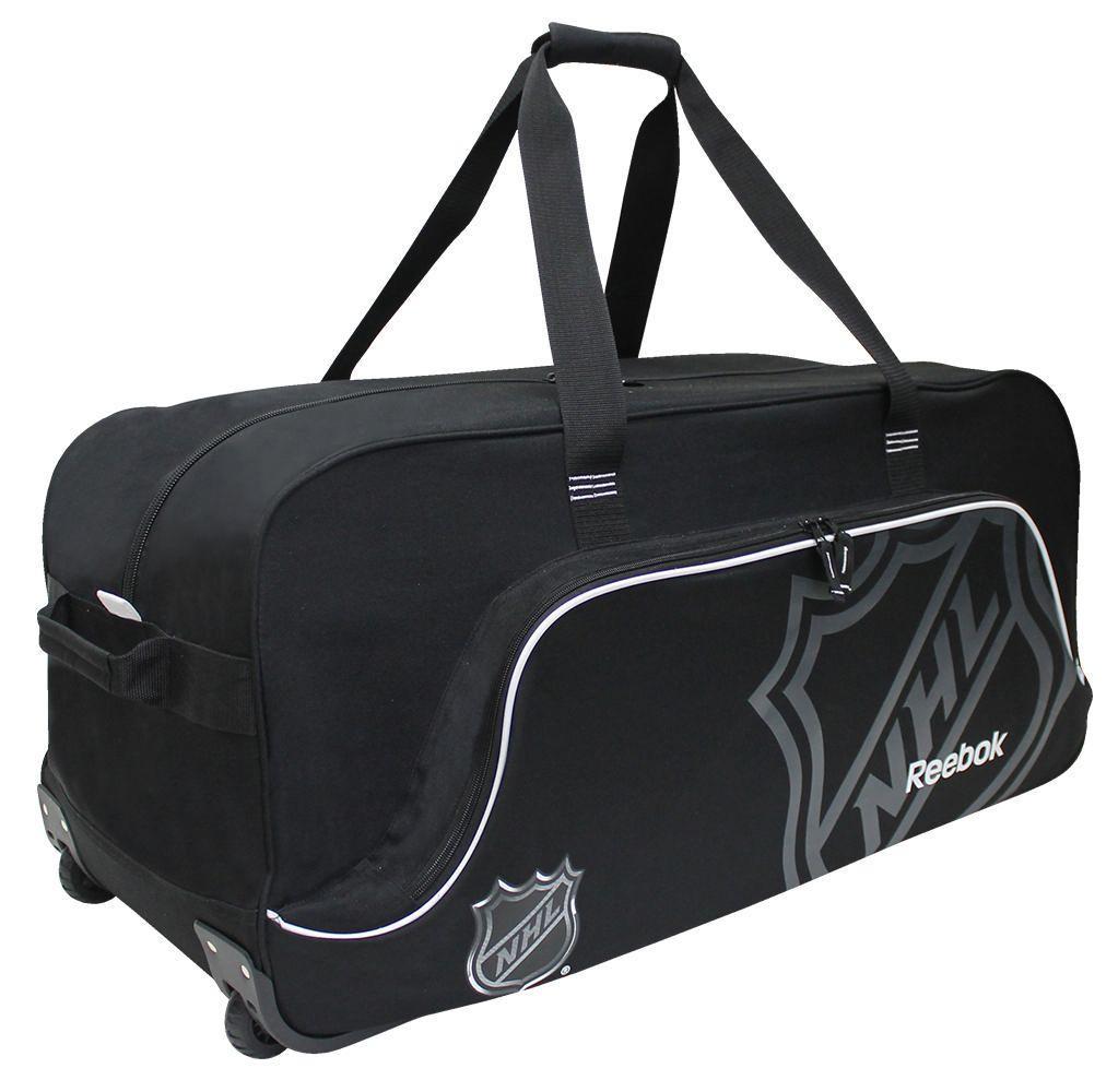 NHL Wheeled Duffle Black NHL 36-inch Wheeled Hockey Bag