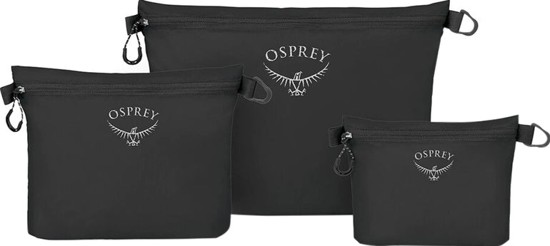 Osprey Travel Accessories Black Osprey Ultralight Zipper Sack Set - Black