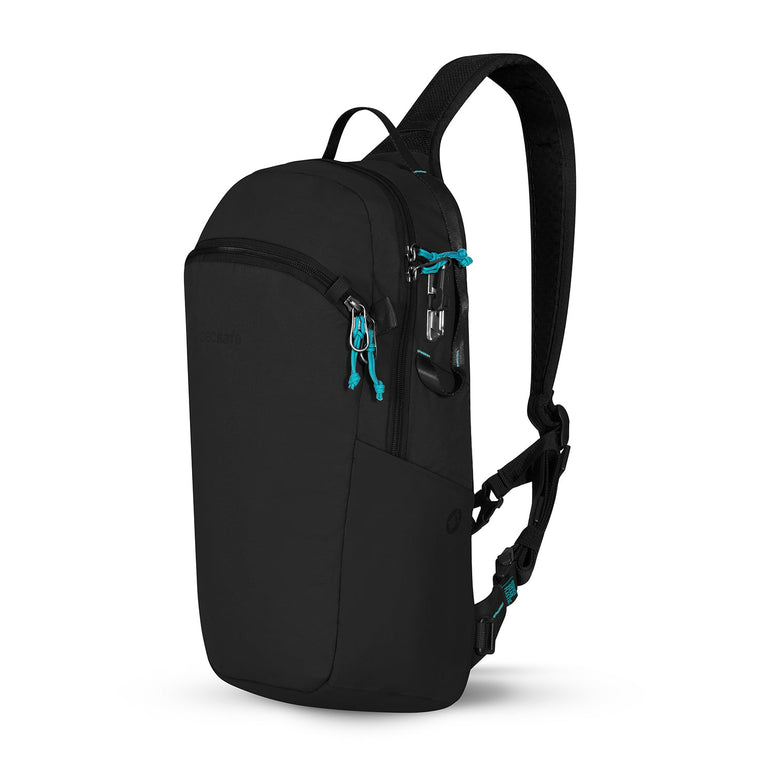 Pacsafe Sling Bag Econyl Black Pacsafe Eco 12L Anti-Theft Sling Backpack