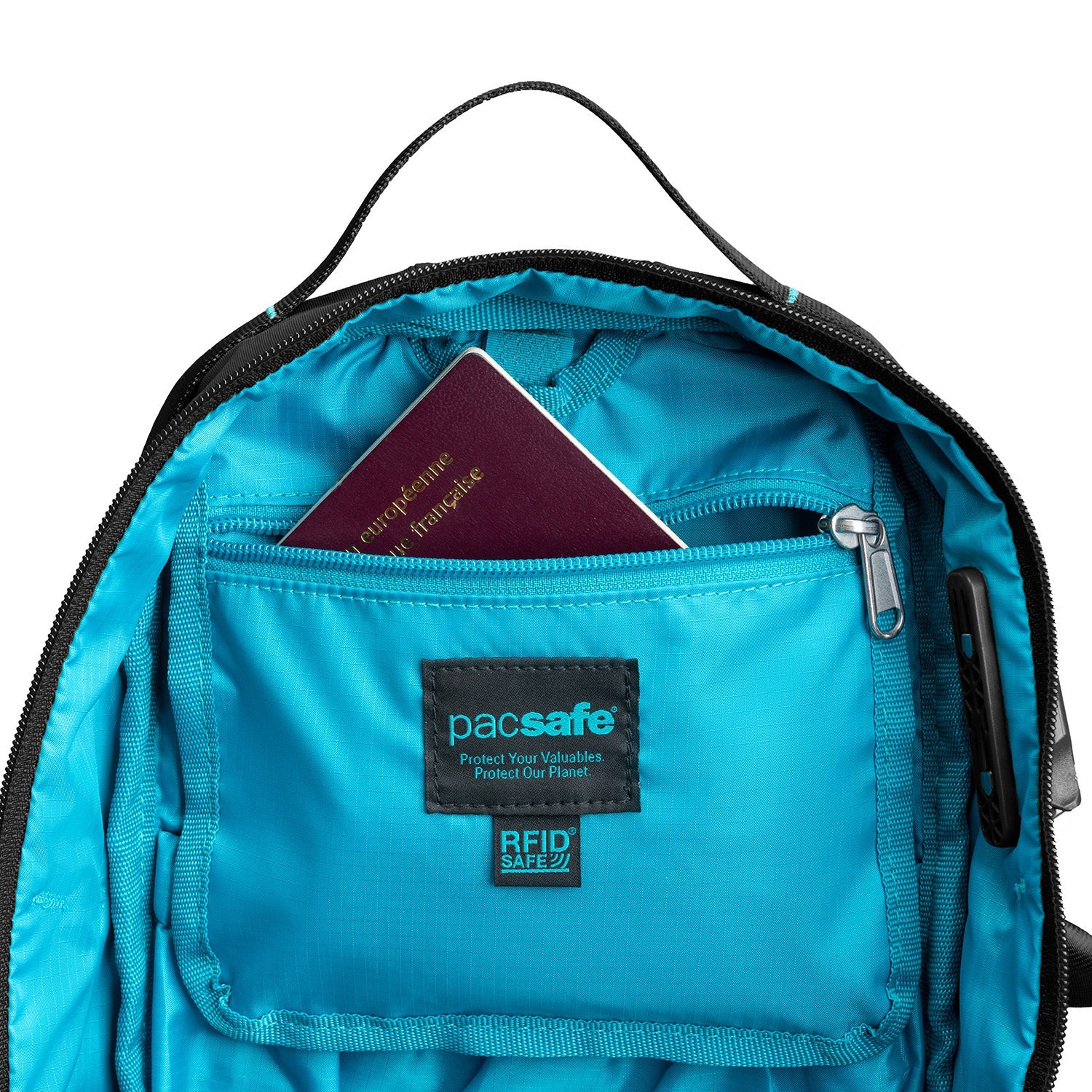 Pacsafe Sling Bag Econyl Black Pacsafe Eco 12L Anti-Theft Sling Backpack