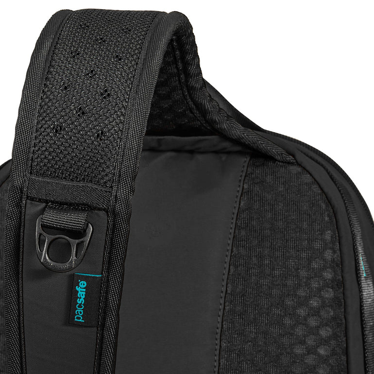 Pacsafe Sling Bag Econyl Black Pacsafe Eco 12L Anti-Theft Sling Backpack