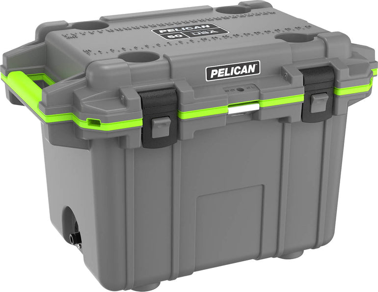 Pelican Coolers Dark Gray/Green Pelican 50QT Elite Cooler