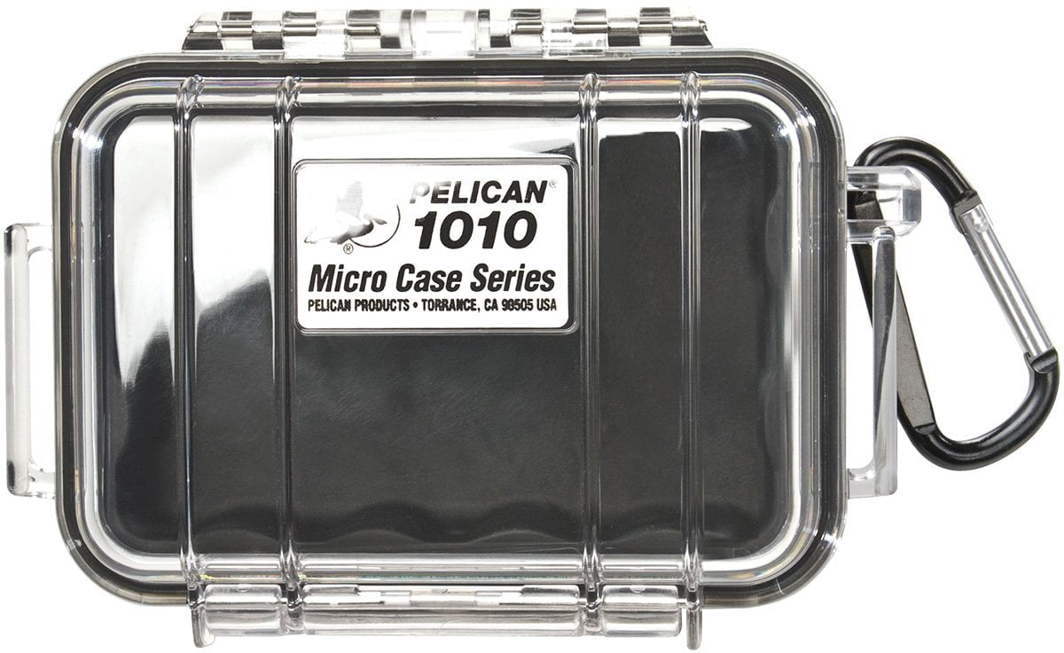 Pelican Protective Case Black/Clear Pelican 1010 Micro Case