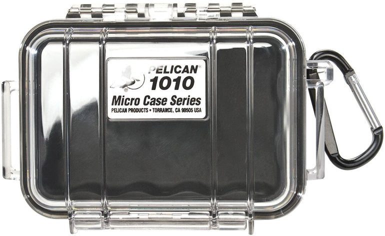 Pelican Protective Case Black/Clear Pelican 1010 Micro Case