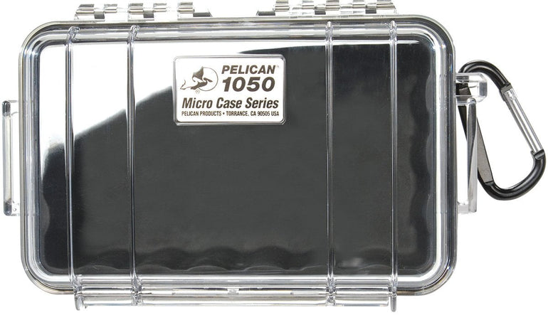 Pelican Protective Case Black/Clear Pelican 1050 Micro Case