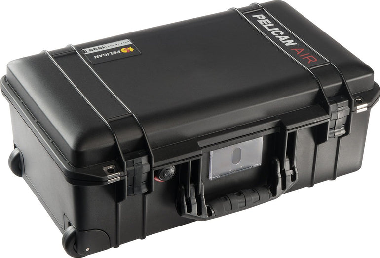 Pelican Protective Case Black Pelican Protector Case 1535 Carry-On Wheeled Air Case - With TrekPak Divider System