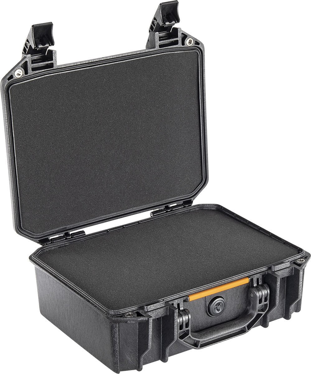 Pelican Protective Case Black Pelican V200 Vault Medium Pistol Case