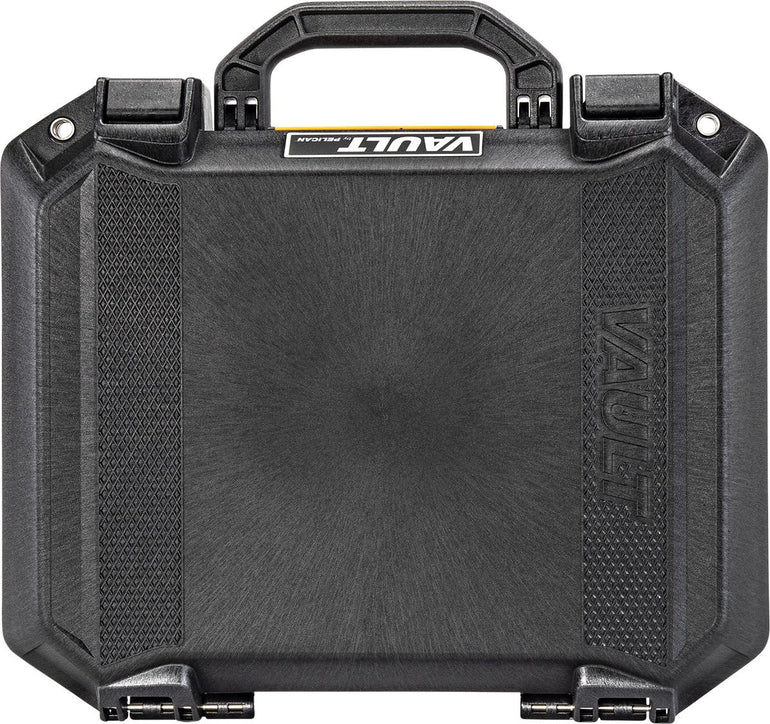 Pelican Protective Case Black Pelican V200 Vault Medium Pistol Case