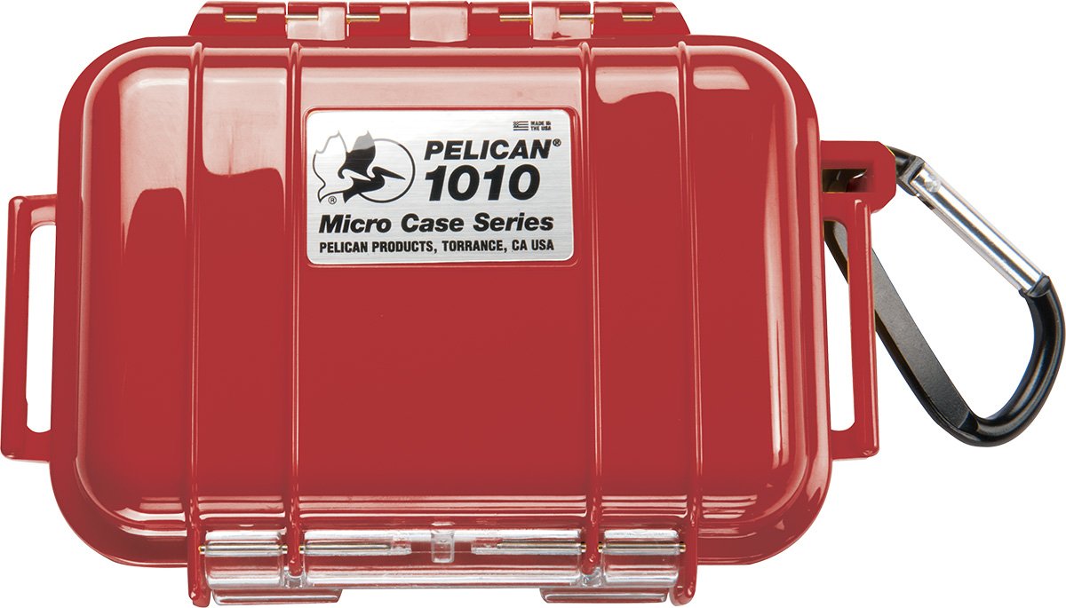 Pelican Protective Case Red Pelican 1010 Micro Case