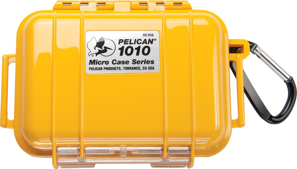 Pelican Protective Case Yellow Pelican 1010 Micro Case