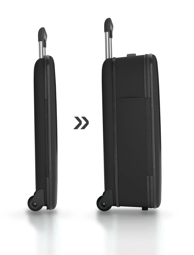 Rollink Luggage Black Rollink Flex Vega Carry-On Collapsible Luggage