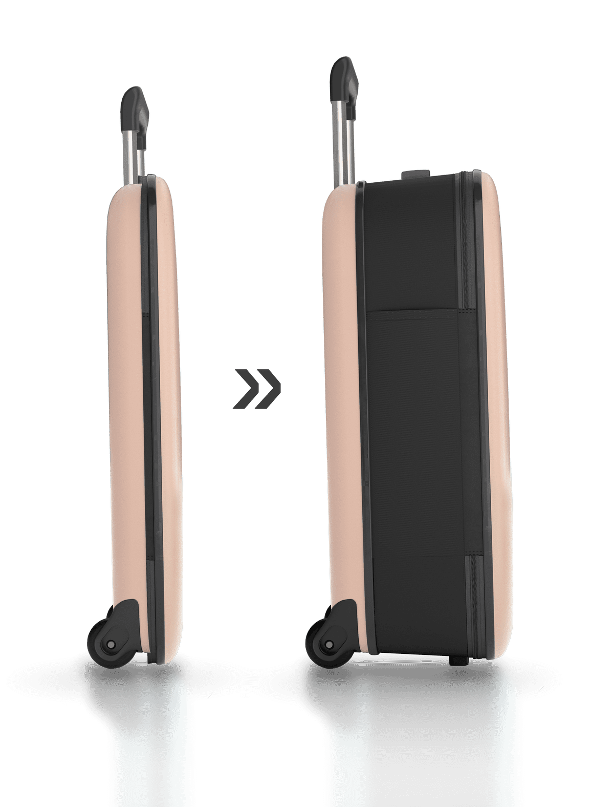 Rollink Luggage Rose Smoke Rollink Flex Vega Carry-On Collapsible Luggage
