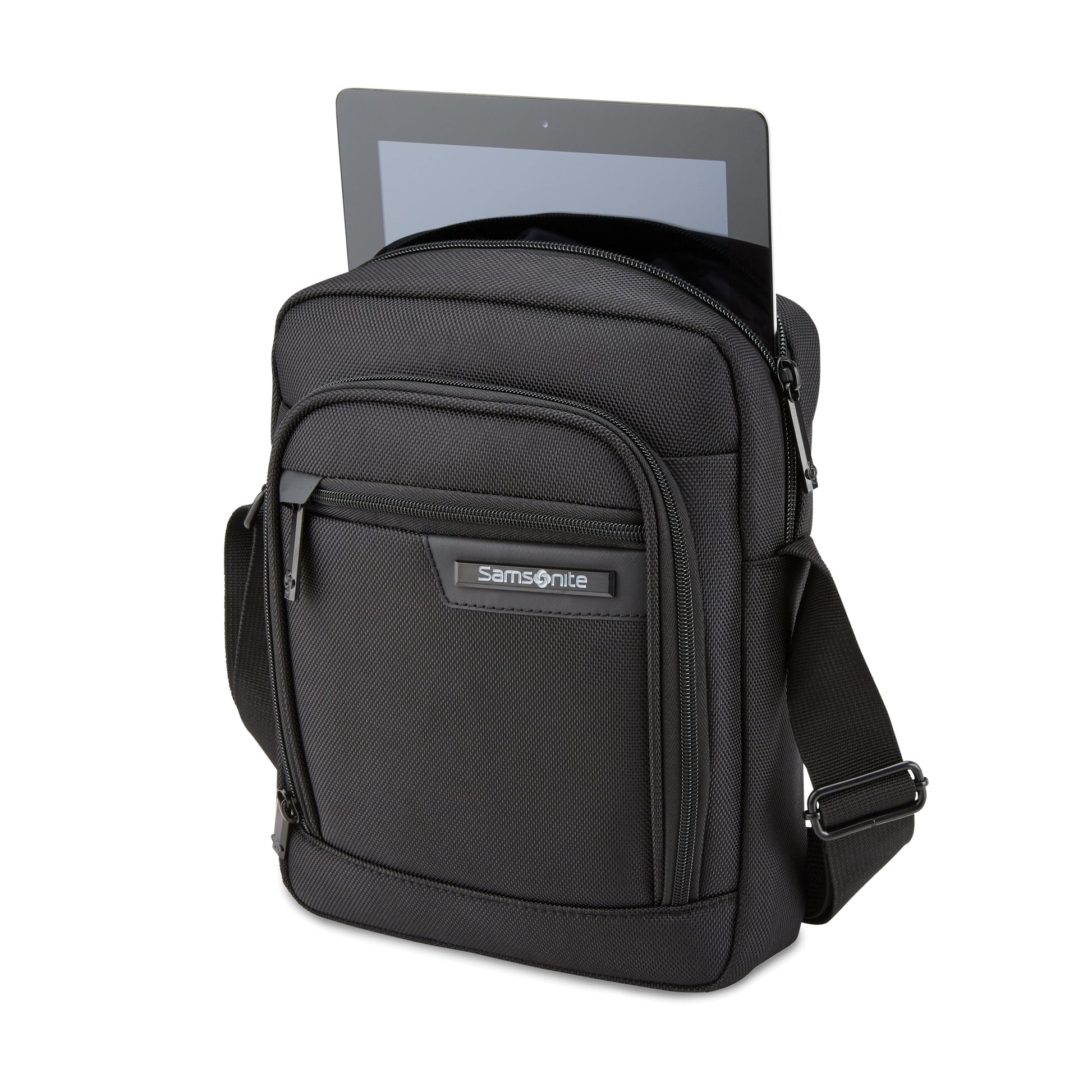 Samsonite Cross-Body Bag Black Samsonite Classic NXT Vertical Tablet With RFID