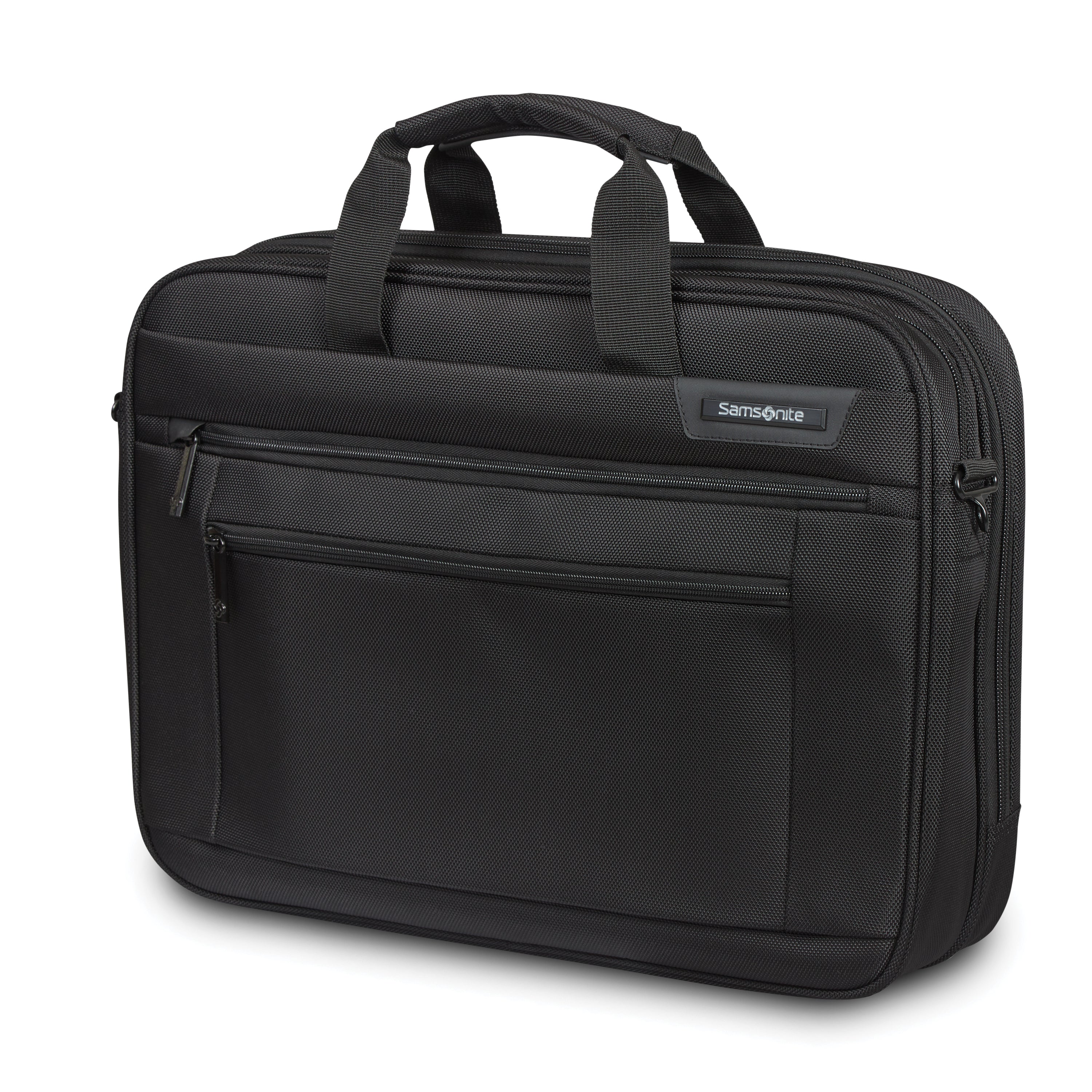 Samsonite Laptop Briefcase Black Samsonite Classic NXT 2 Gusset Briefcase