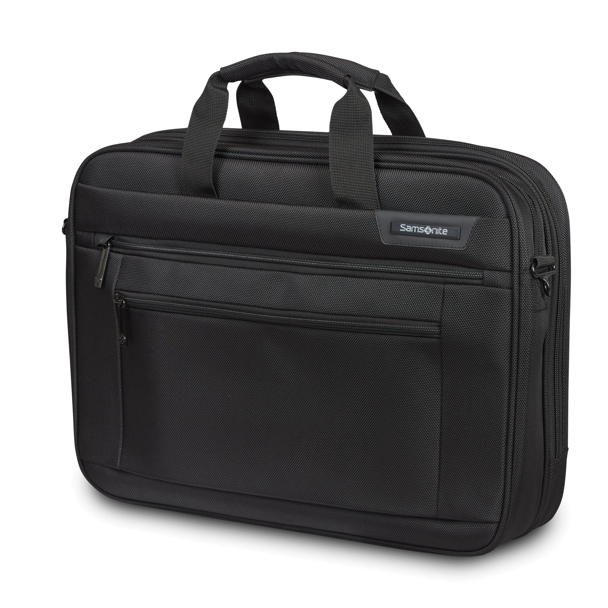 Samsonite Laptop Briefcase Black Samsonite Classic NXT 2 Gusset Briefcase