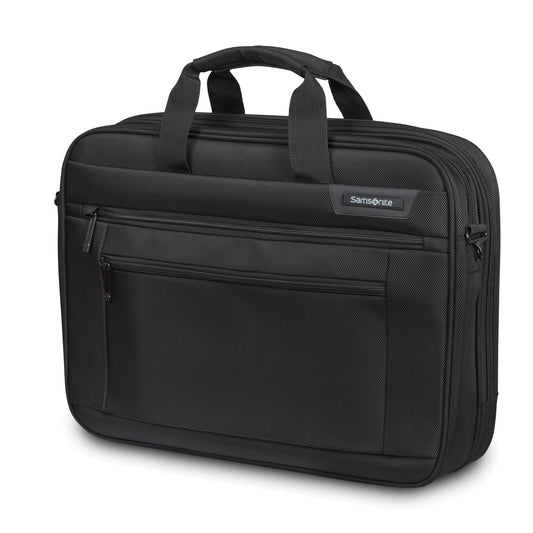 Samsonite Laptop Briefcase Black Samsonite Classic NXT 2 Gusset Briefcase